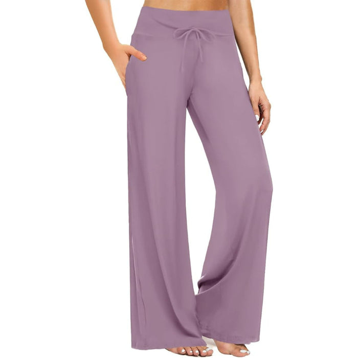 Drawstring Pajama Pants With Pocket