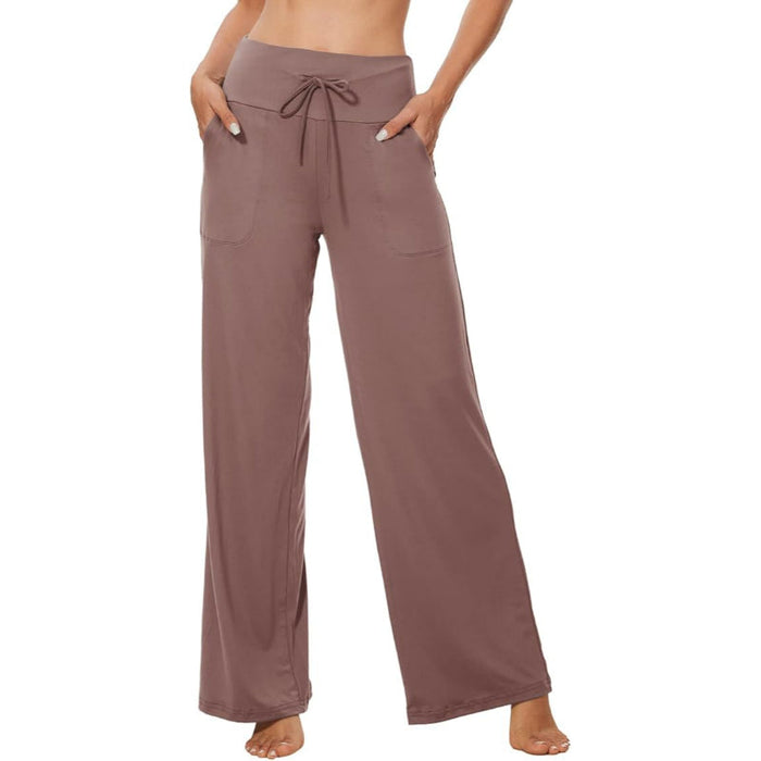 Drawstring Pajama Pants With Pocket