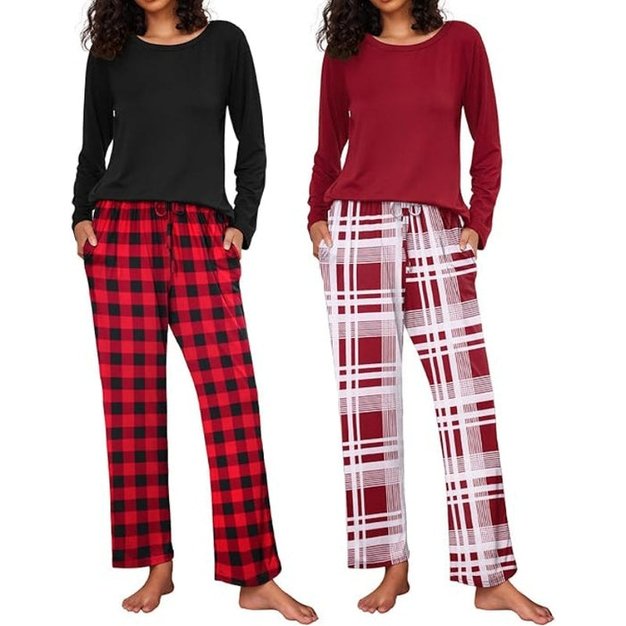 Pack Of 2 Long Sleeve Loungewear