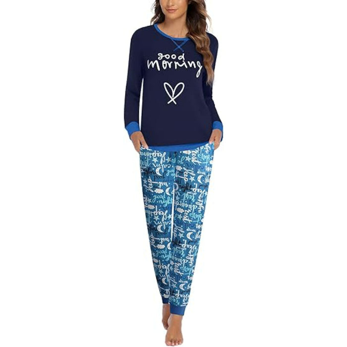 Abstract Printed Pajama Set