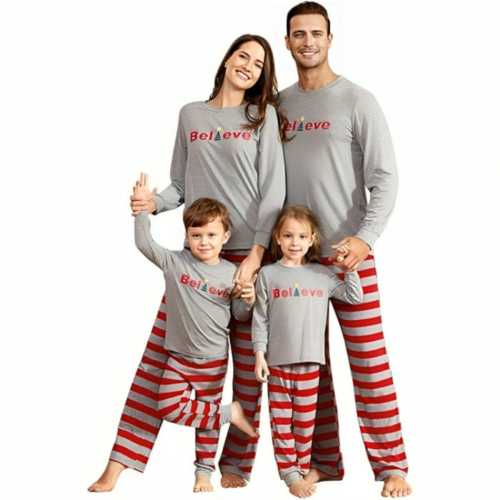 Christmas Festive Print Family Matching Pajama Set