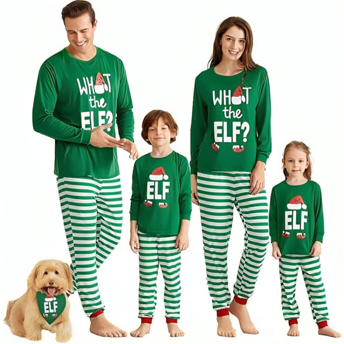 Christmas Festive Print Family Matching Pajama Set