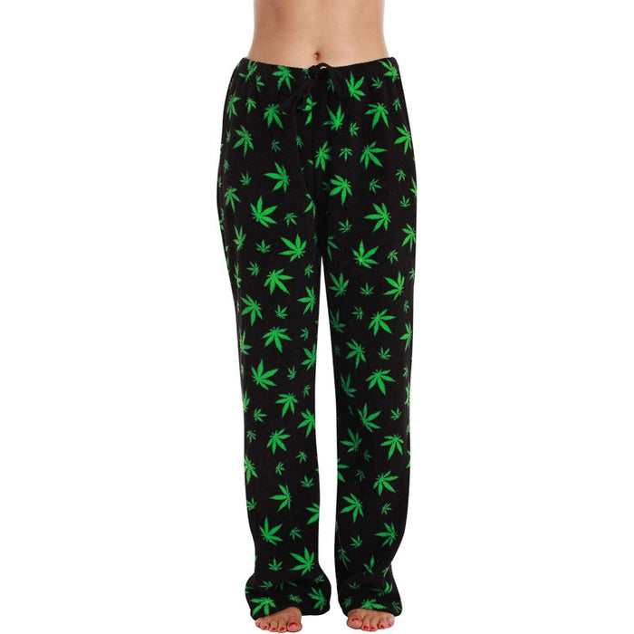 Versatile Pattern Printed Pajama Pants