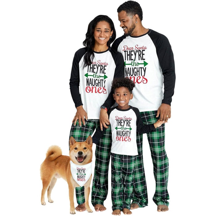 Letter Print Family Matching Pajama Set