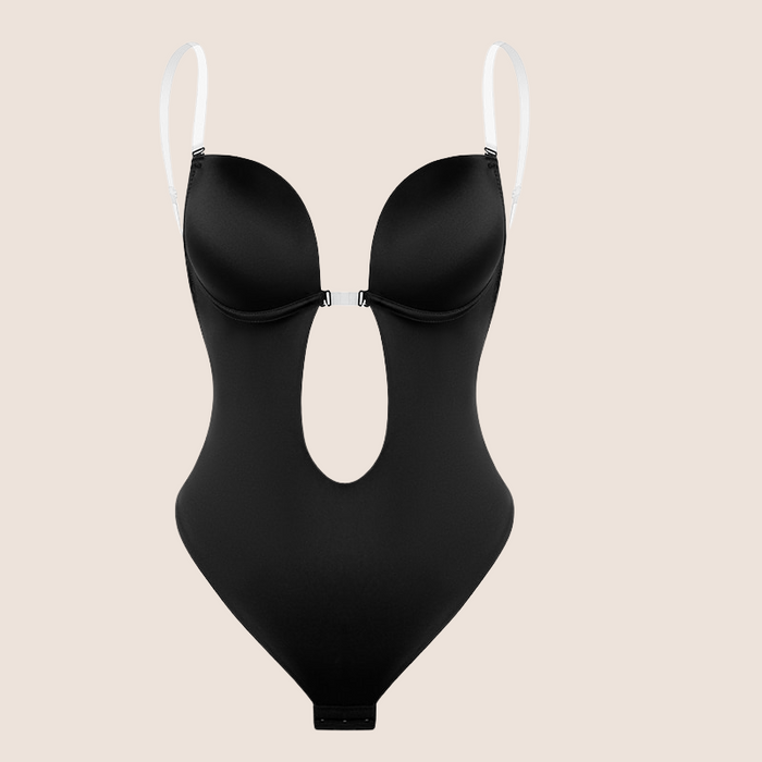 Deep V Bodysuit Shapewear Trainer For Women