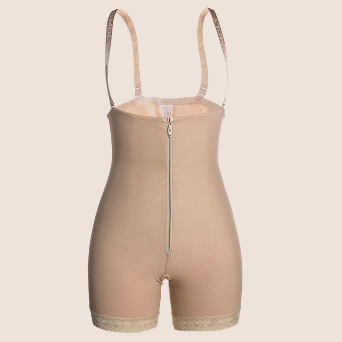 Short Zipper Open-Bust Shapewear