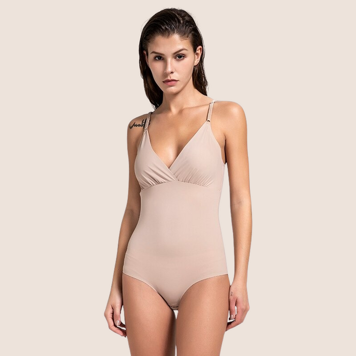 Girdle Waist Control Bodysuit – Sculpt Your Body Shape